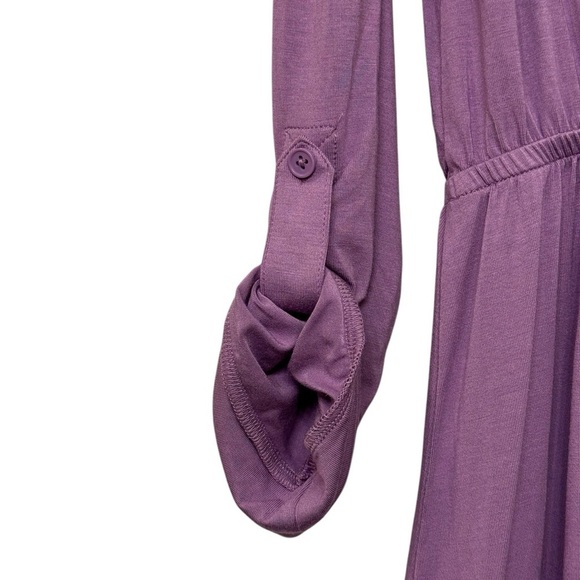 41 Hawthorn Long Sleeved Knit Shirt Dress - Picture 3 of 7